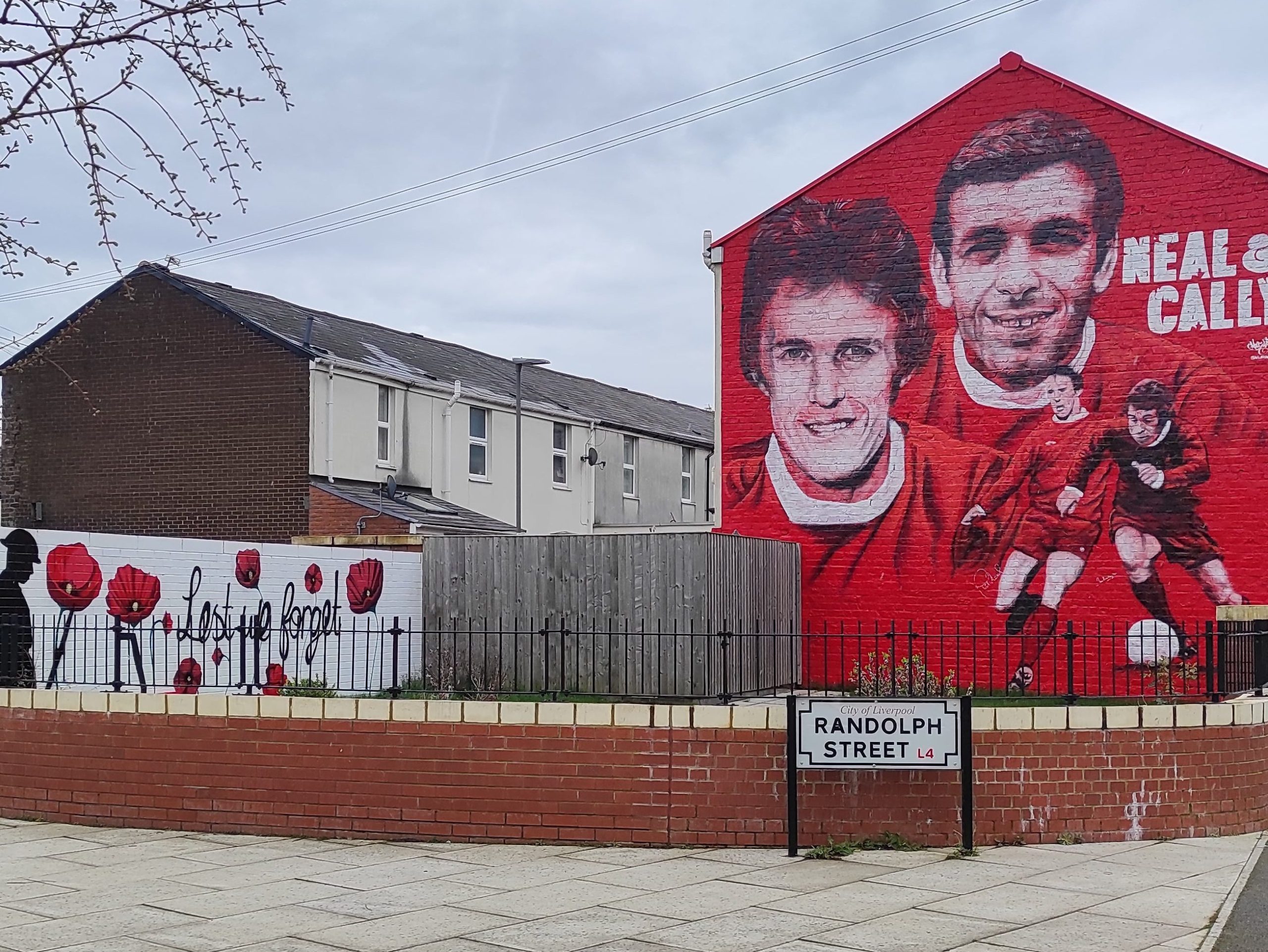 quartier d'Anfield et ses street art