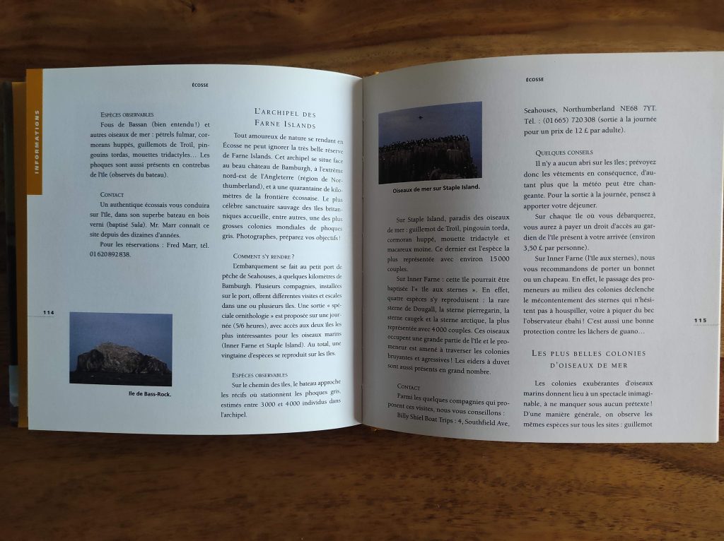 Visiter le Royaume-Uni et l’Irlande : 10 Livres Pour Voyager Depuis Chez Soi 10 Intérieur du guide nature sur l'écosse